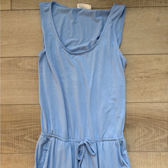Zenana Capri Light Blue Jumpsuit - Picture 3 of 7
